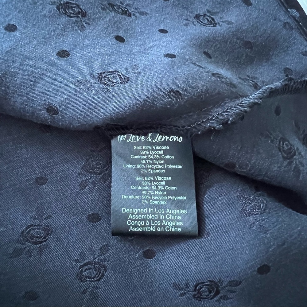 🍋 For Love and Lemons Natalie Dress in Black - Picture 16 of 16